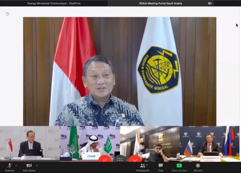 Pertemuan Menteri Energi G20 Sepakati Peran Penting Biofuel bagi Transisi Energi Bersih