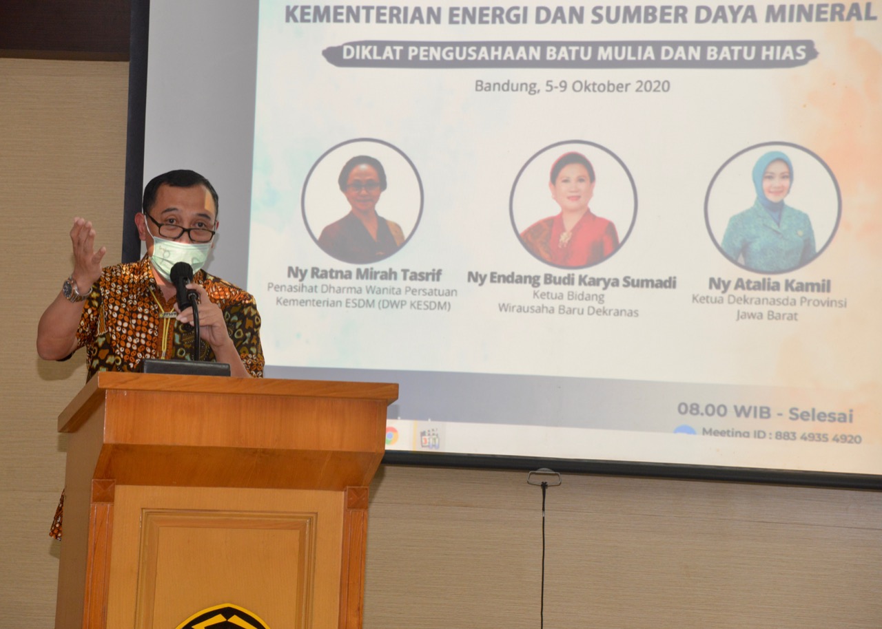 Peserta Diklat Pengusahaan Batu Mulia Dan Batu Hias Diharapkan Jadi Wirausaha Unggul