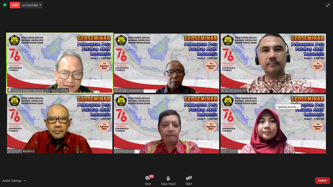 Peta Patahan Aktif Indonesia Diluncurkan, Solusi Mitigasi Bencana Geologi