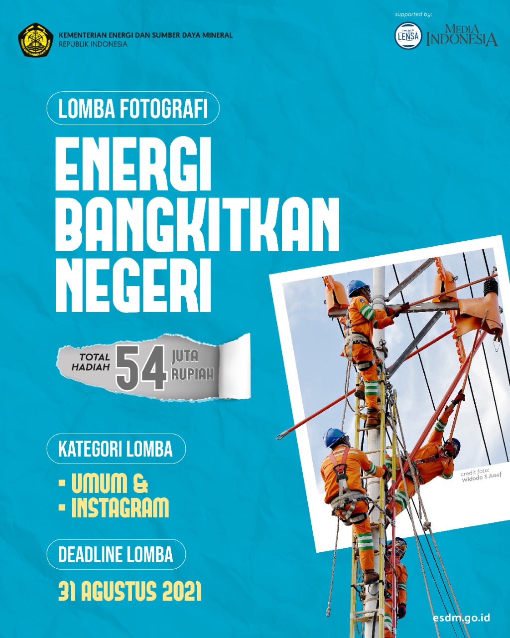 Potret Kondisi Sektor Energi, Kementerian ESDM Gelar Lomba Foto 'Energi Bangkitkan Negeri'