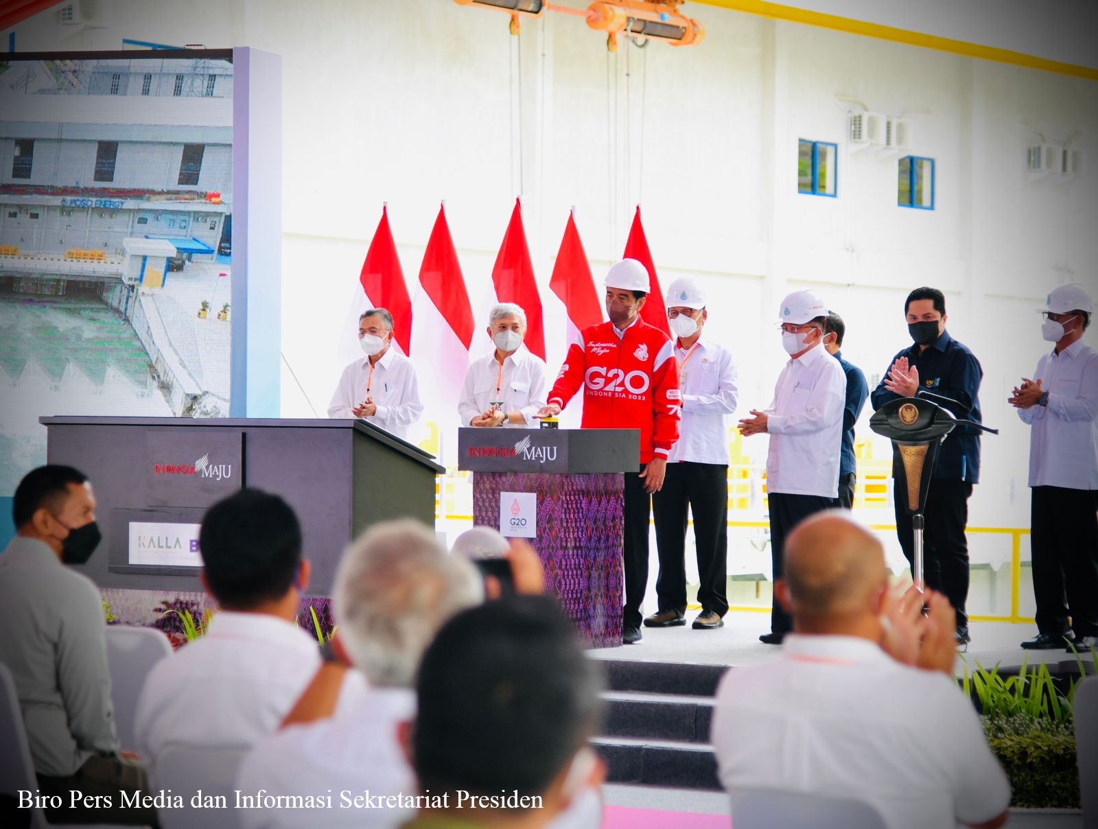 Presiden Joko Widodo Resmikan PLTA di Kabupaten Poso