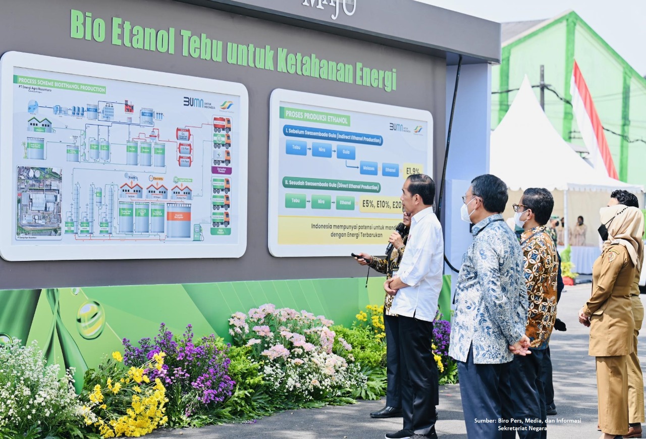 Presiden Jokowi Luncurkan Program Bioetanol Tebu Untuk Ketahanan Energi