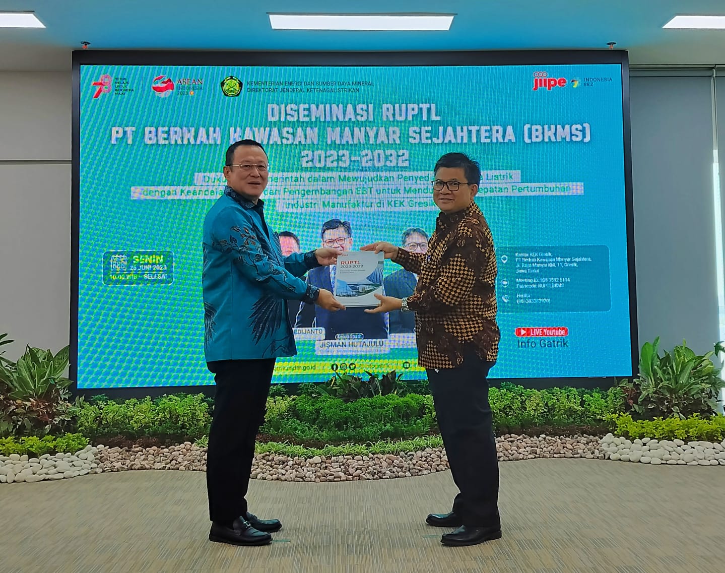 Sahkan RUPTL PT BKMS, Kementerian ESDM Dukung Keandalan Listrik KEK Gresik