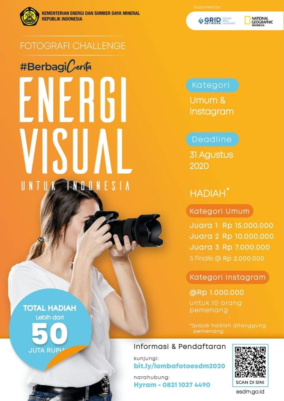 Sambut Hari Jadi Pertambangan dan Energi, Kementerian ESDM Kembali Gelar Lomba Foto dan Jurnalistik