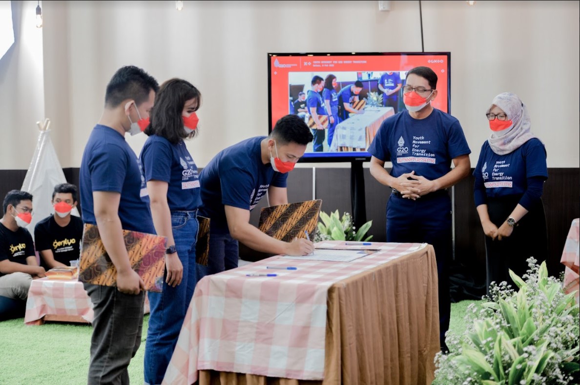 Sambut Presidensi G20 Indonesia, Pemuda Deklarasikan Dukungan Transisi Energi