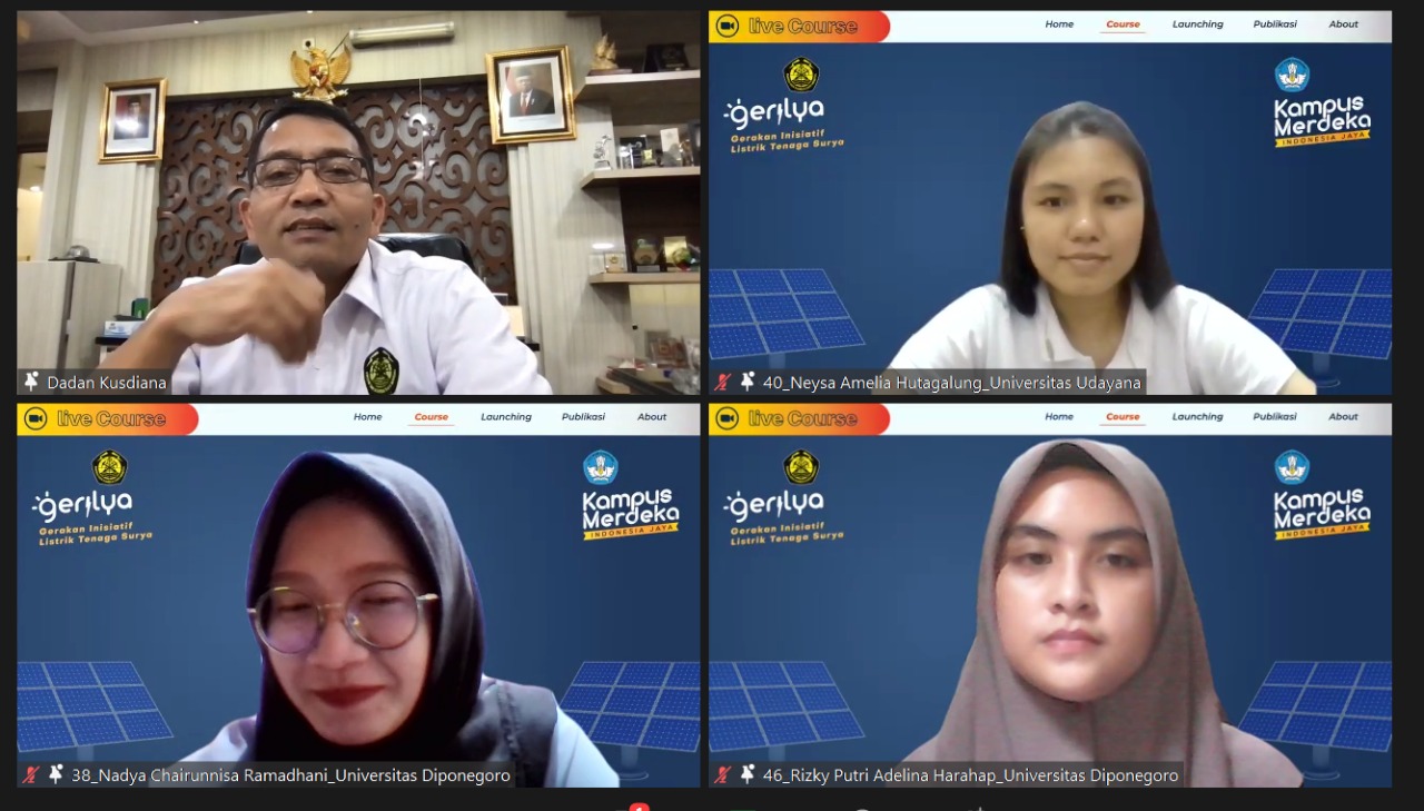 Sapa Peserta Gerilya, Dirjen EBTKE Ajak Peserta Peduli Energi Bersih dan Mitigasi Krisis Lingkungan