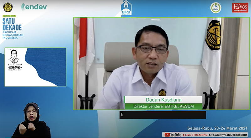 Satu Dekade Program BIRU, 25.157 Biodigester Terbangun