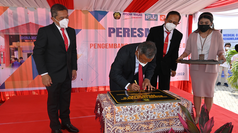 Sekretaris Jenderal KESDM Resmikan Pengembangan Rumah Sakit PPSDM Migas Cepu