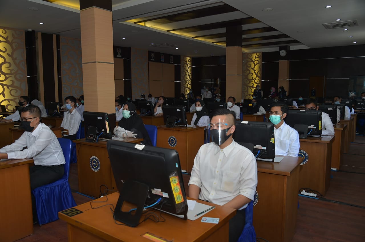 Seleksi CPNS Kementerian ESDM di Kota Bandung, Protokol Kesehatan Diterapkan dengan Ketat