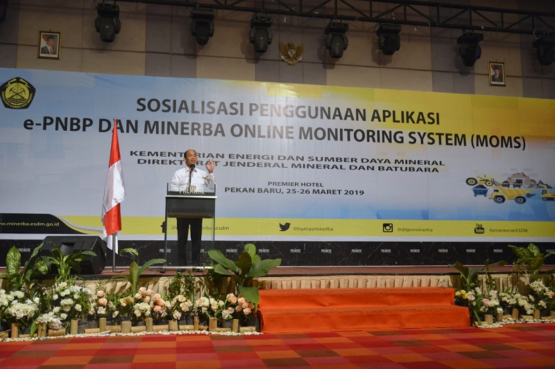 Sistem ePNBP Minerba Dan MOMS, Arcandra: Produksi Dimonitor Secara Online