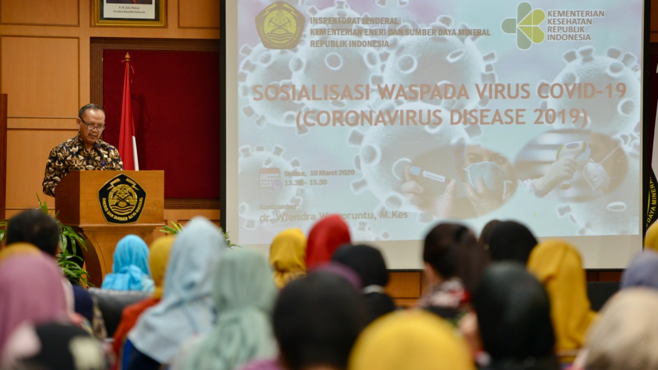 Sosialisasi Pencegahan COVID-19 di Kementerian ESDM Terus Dilakukan