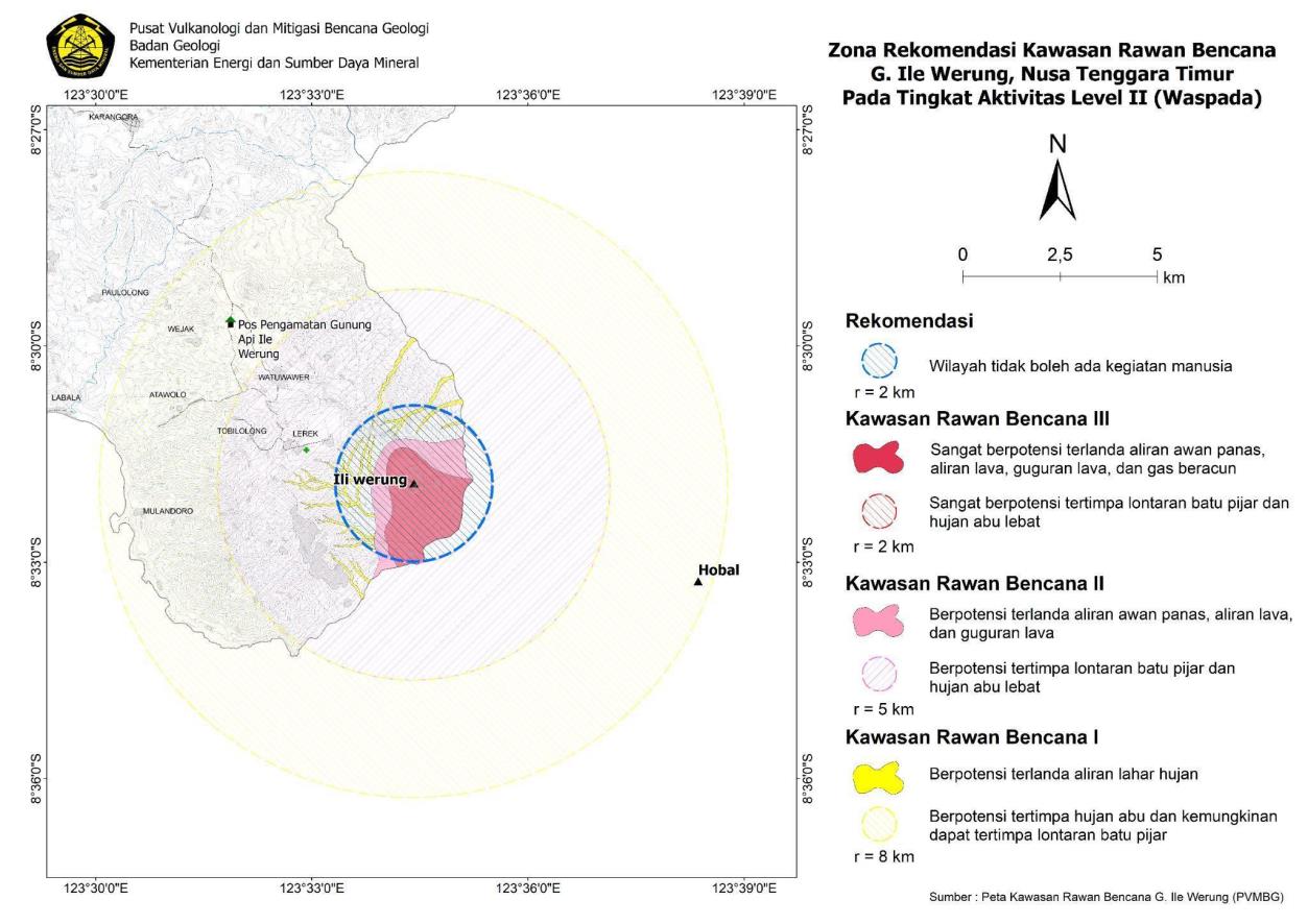 Status G. Ile Werung Nusa Tenggara Timur Naik Menjadi Waspada