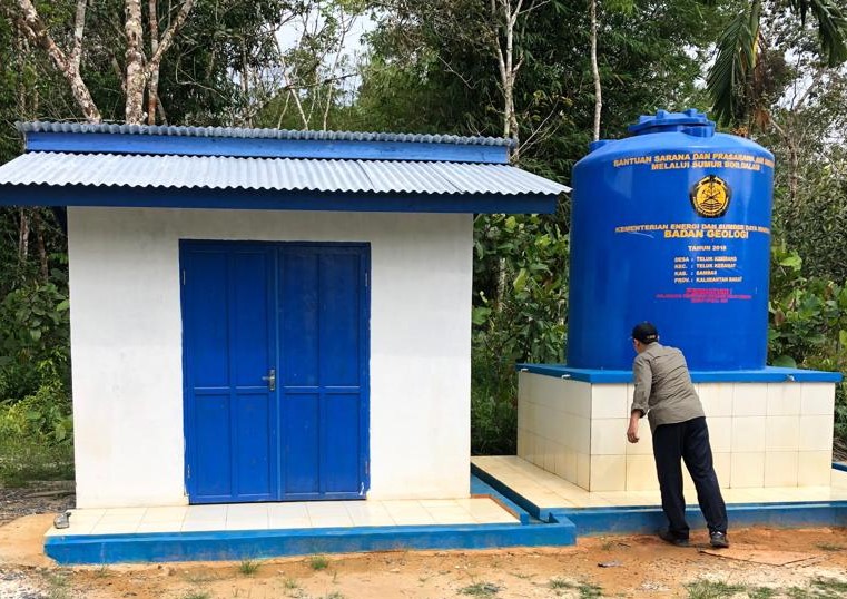 Sumur Bor Berikan Harapan Empat Desa Sulit Air di Sambas