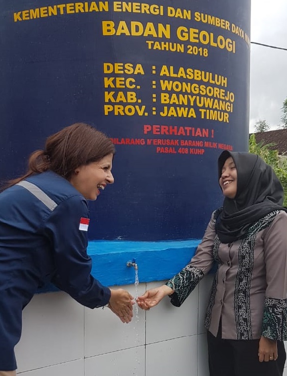 Sumur Bor Tiba, Asa Warga Desa Alasbuluh Jadi Nyata