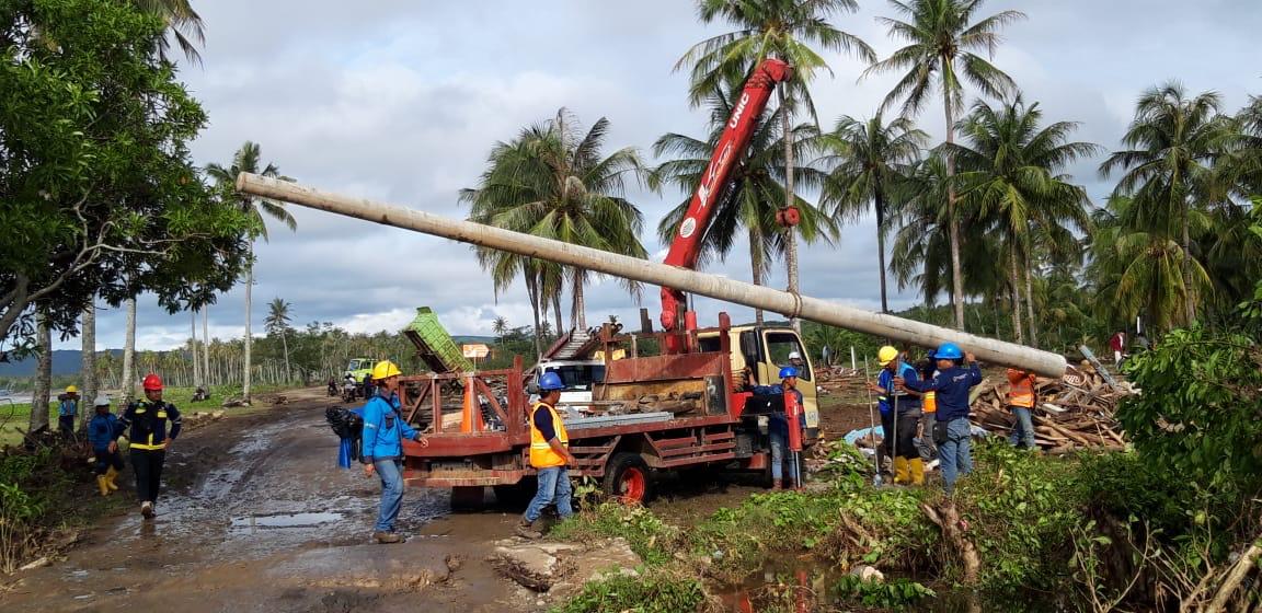 Suplai Listrik Wilayah Terdampak Tsunami Selat Sunda Pulih 100%