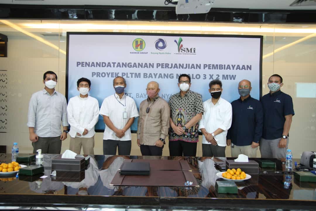 Tandatangani Pembiayaan Proyek PLTM Bayang Nyalo, PT SMI Dukung Pengembangan EBT 