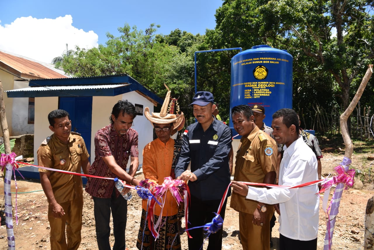 Tiga Desa di NTT Terima Bantuan Sumur Bor Air Tanah