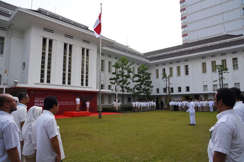 Upacara Hari Kesaktian Pancasila, Jonan: Mengheningkan Cipta Bagi Para Pahlawan dan Korban Bencana di Sulawesi Tengah & NTB