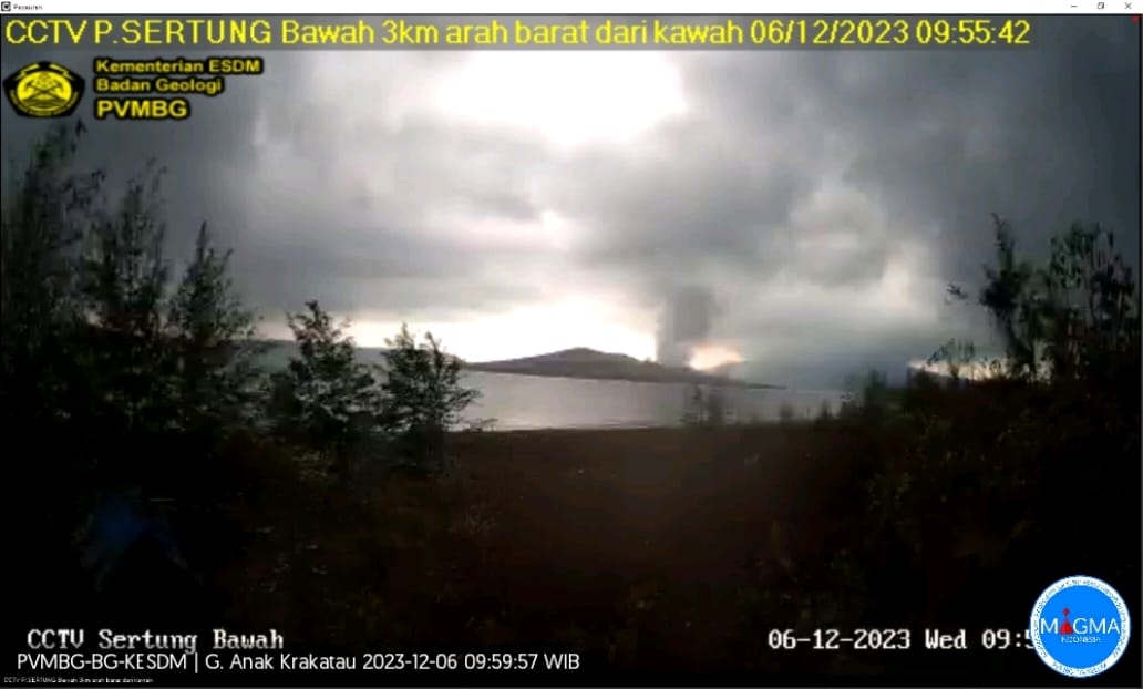 Update Perkembangan Aktivitas Gunung Merapi, Gunung Anak Krakatau dan Gunung Marapi