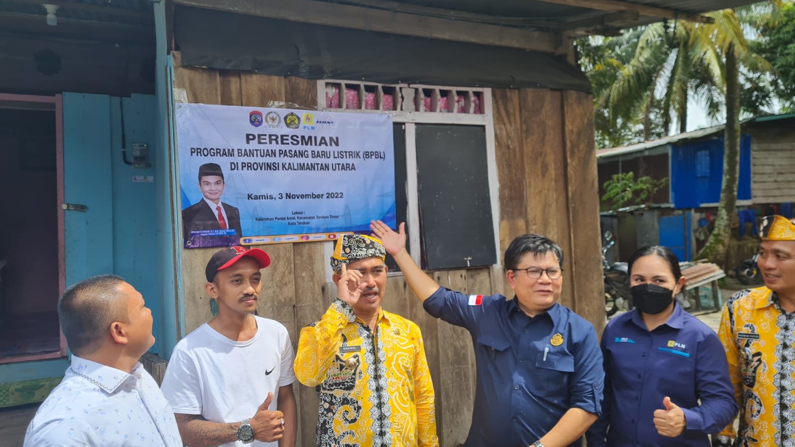 364 Rumah Tangga di Kalimantan Utara Terima Bantuan Pasang Listrik Gratis