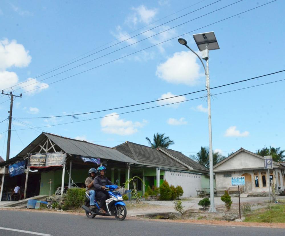 550 Unit Penerangan Berbasis EBT Dibangun di Pulau Bangka
