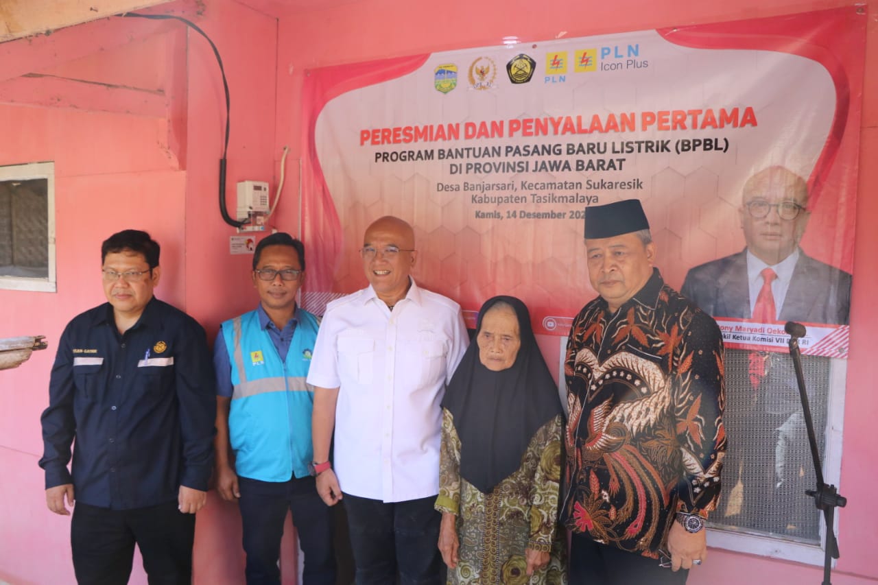 805 Rumah Tangga Penerima BPBL di Kabupaten Tasikmalaya Menyala 100 Persen
