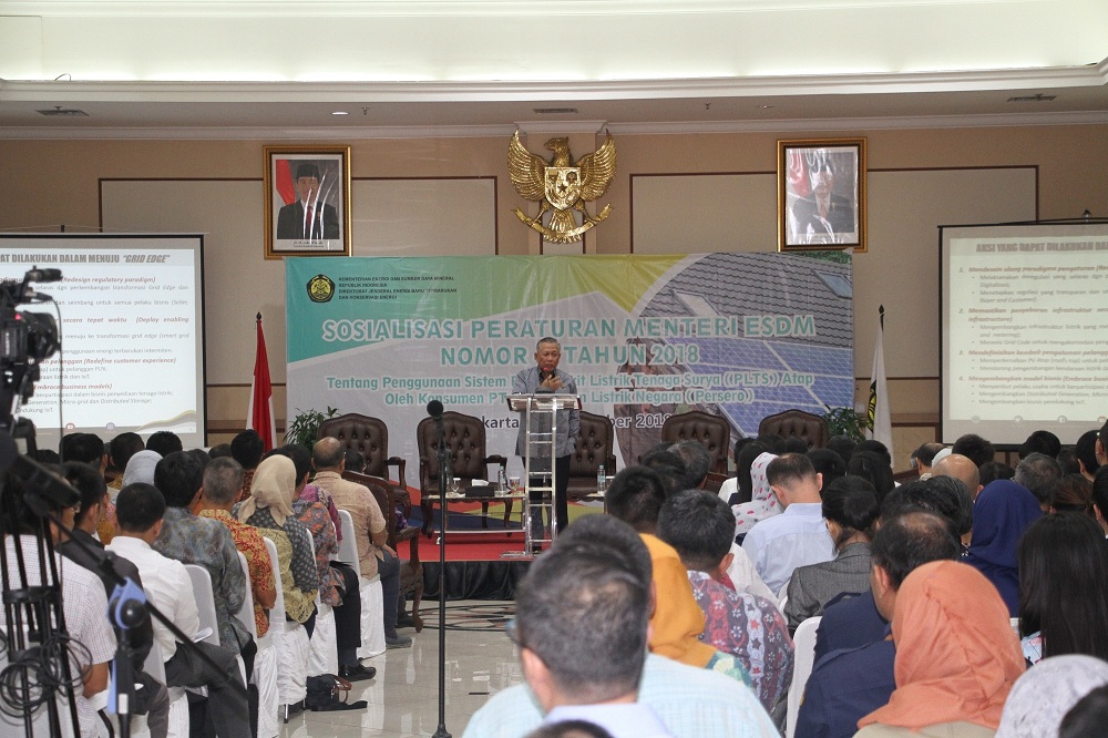 Aturan PLTS Atap Disosialisasikan