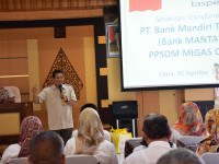 Bank Mandiri Taspen Sosialisasi Ketaspenan di PPSDM Migas