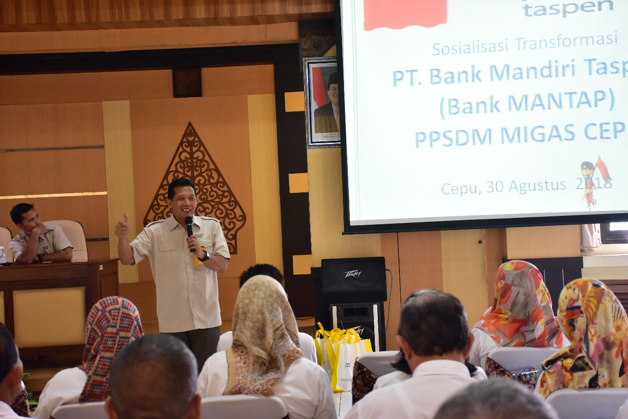 Bank Mandiri Taspen Sosialisasi Ketaspenan di PPSDM Migas