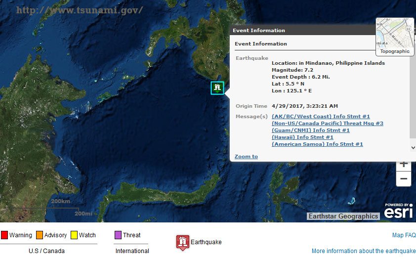 BMKG Cabut Status Potensi Tsunami Gempa Kep. Sangihe