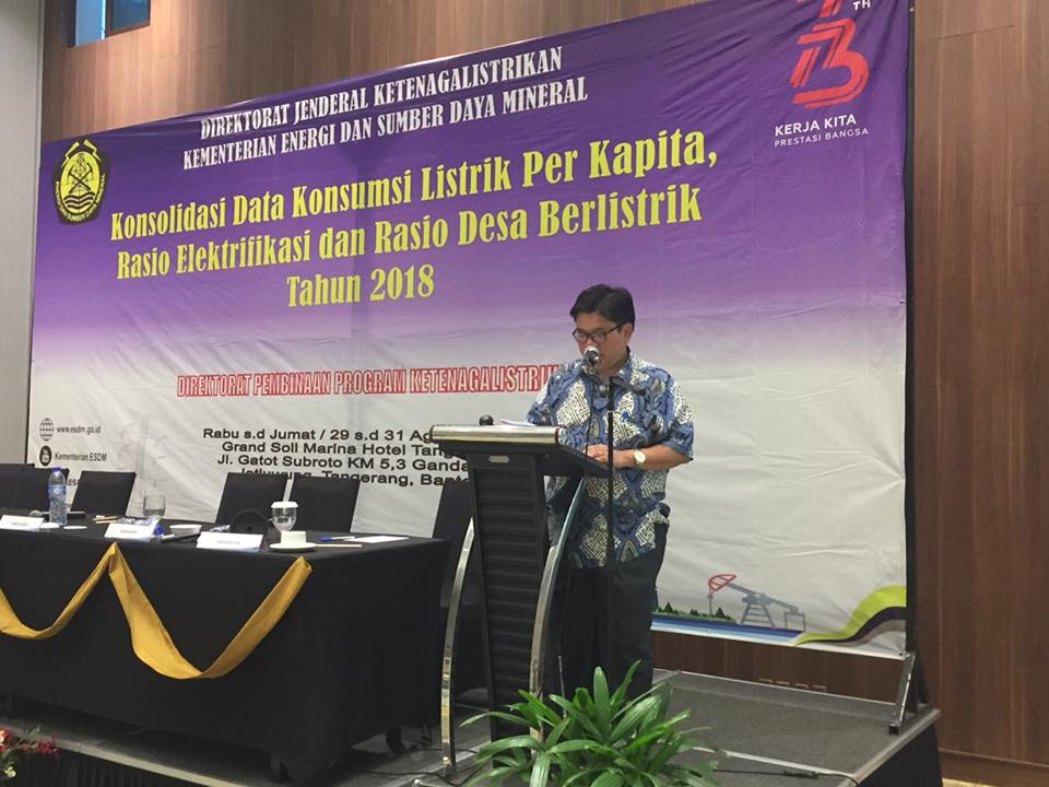 Capaian Rasio Elektrifikasi Semester I Lampaui Target