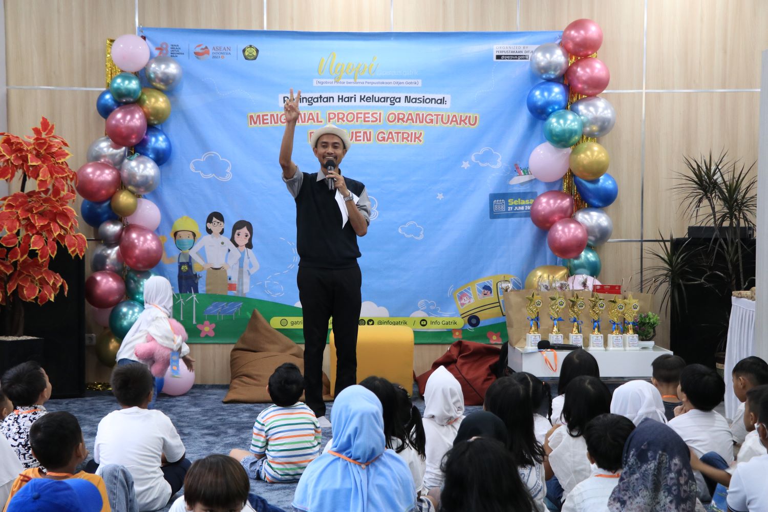 Celoteh Riang Anak-Anak Warnai Peringatan Hari Keluarga Nasional Ditjen Gatrik