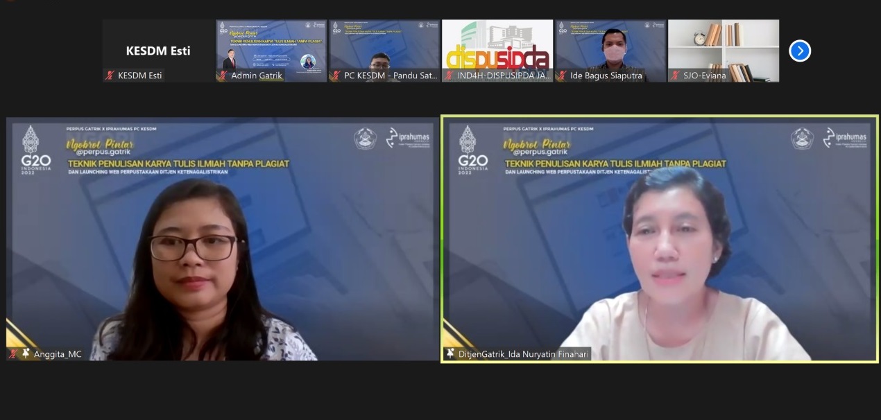 Direktorat Jenderal Ketenagalistrikan Luncurkan Website Perpustakaan 