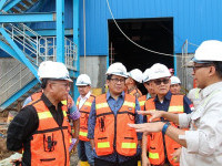 Dirjen Gatrik Kunjungi Proyek PLTU Tanjung IPP (2 x 100 MW)