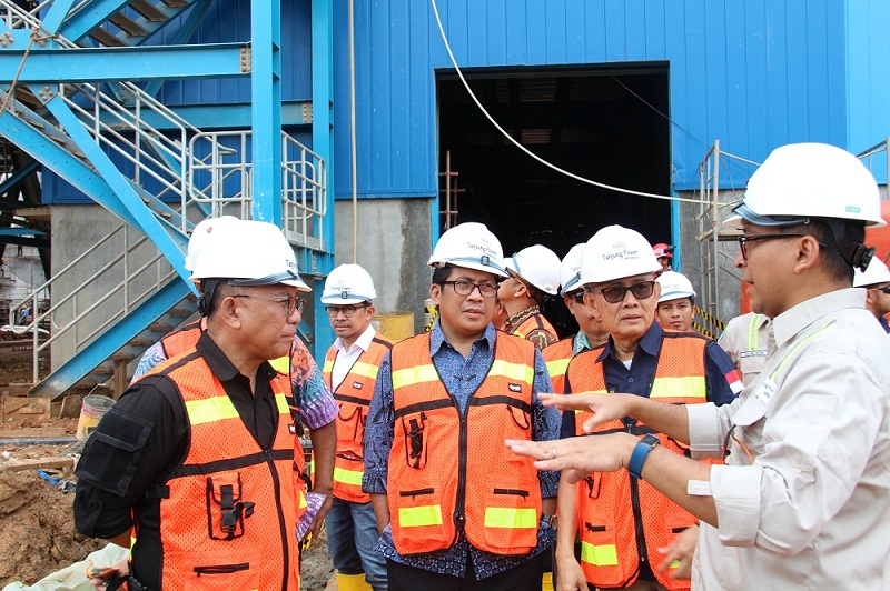 Dirjen Gatrik Kunjungi Proyek PLTU Tanjung IPP (2 x 100 MW)