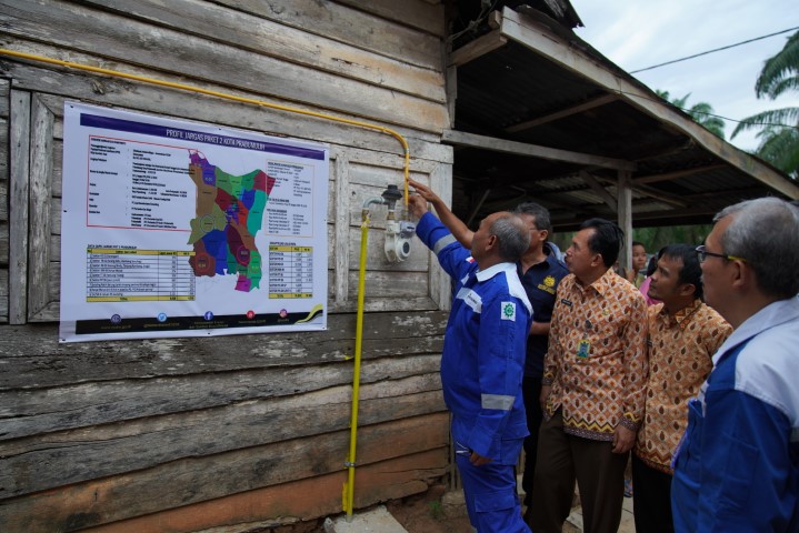 Dirjen Migas Tinjau Pembangunan Jargas di Sumsel