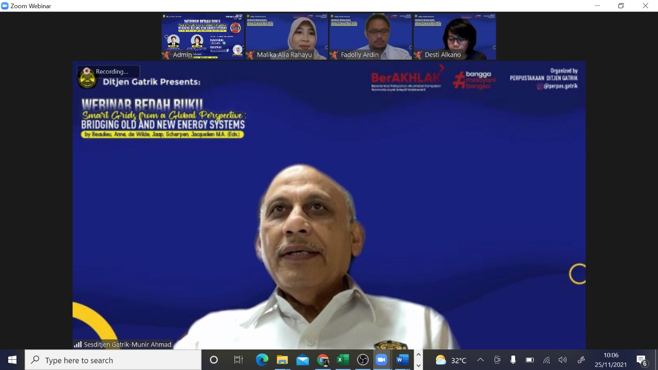 Ditjen Ketenagalistrikan gelar Bedah Buku: Smart Grids From a Global Perspective