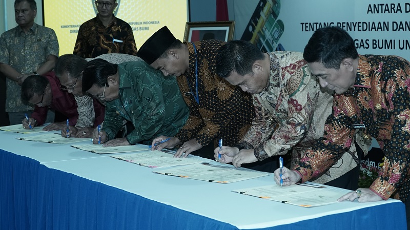 Ditjen Migas KESDM Tandatangani Nota Kesepahaman Pembangunan Jargas 2018 dengan 16 Pemda