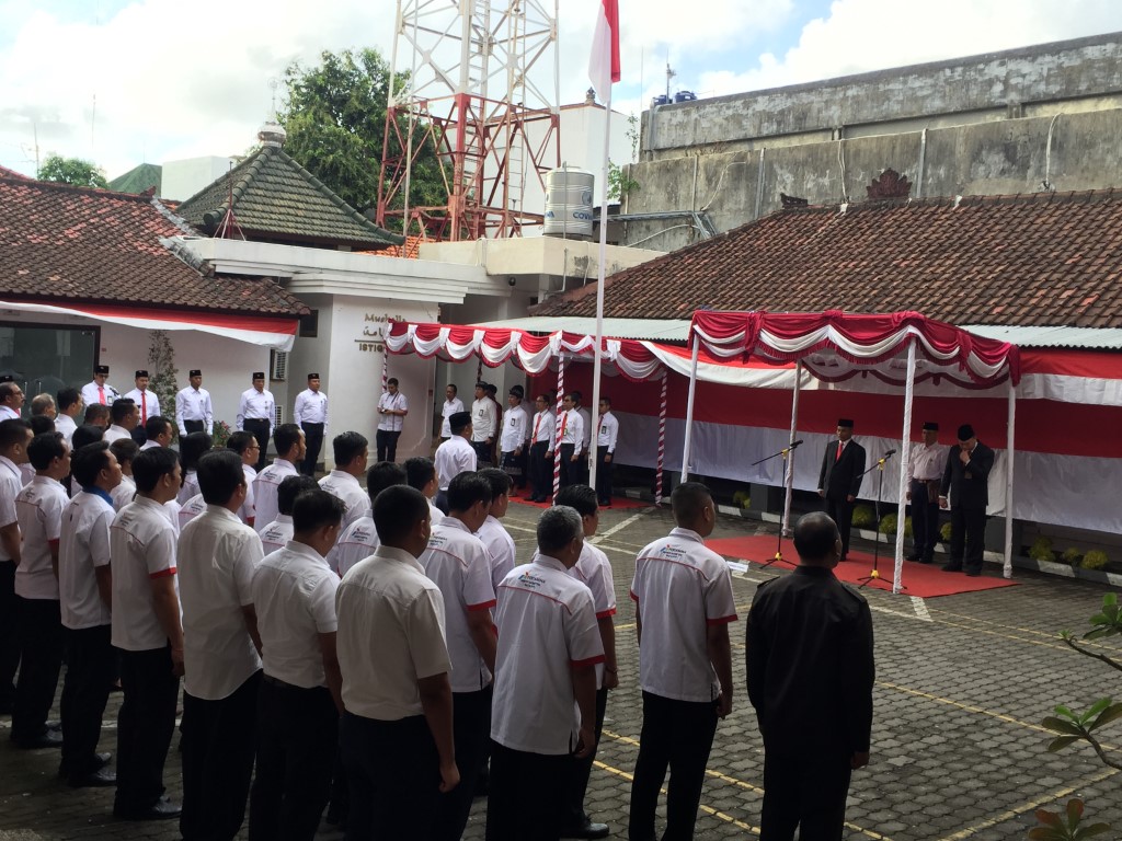 Djoko Siswanto Pimpin Upacara HUT RI di Pertamina MOR V Bali