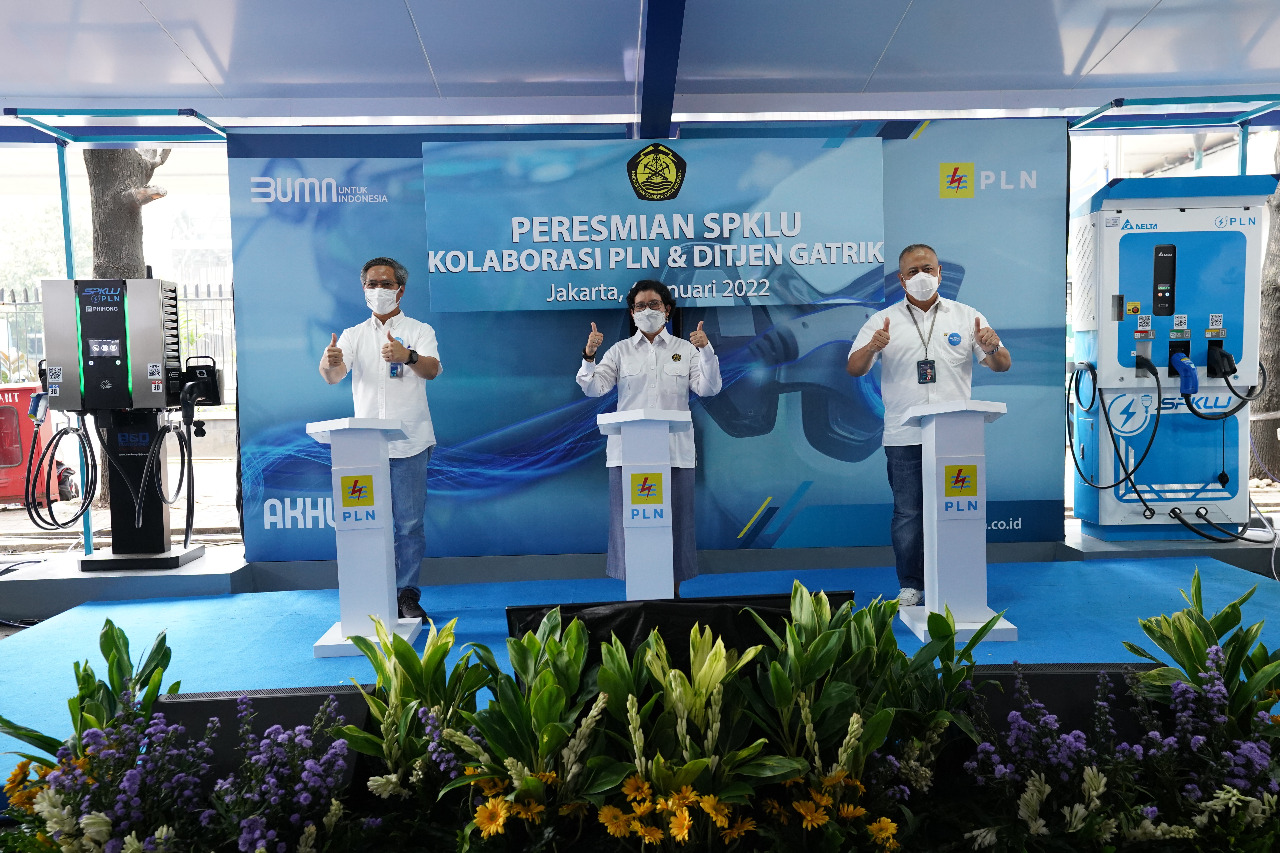 Dukung Ekosistem Kendaraan Listrik, PLN Tambah Dua SPKLU di Kantor Ditjen Ketenagalistrikan