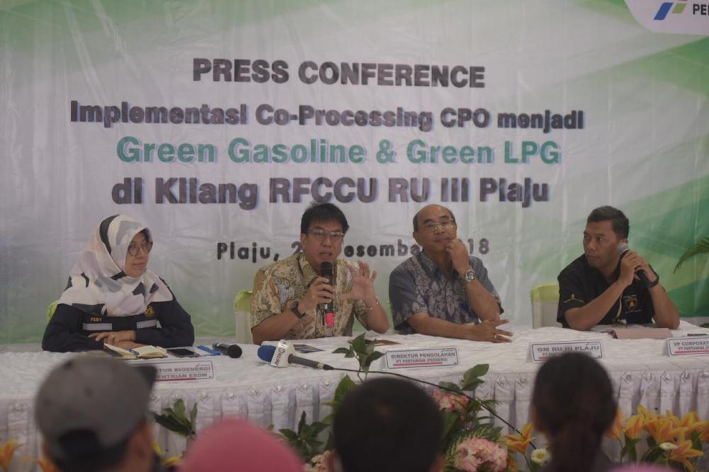 Dukung Implementasi Co-Processing CPO Menjadi Green Gasoline dan Green LPG, Pemerintah Akan Integrasikan Kebijakan Hulu-Hilir