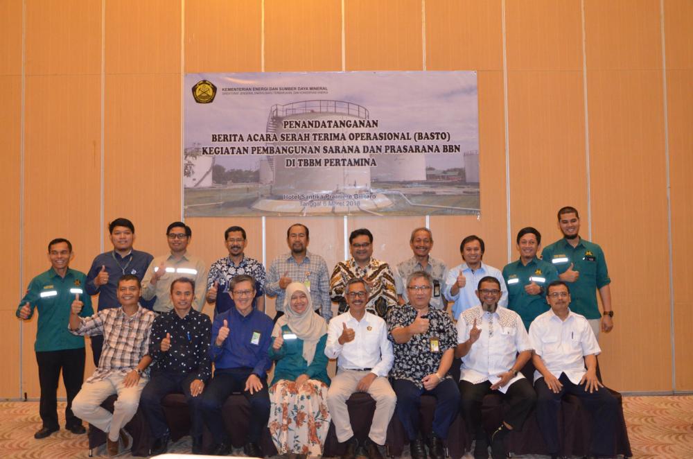 Dukung Program Mandatori B20, 15 Tangki BBN Siap Beroperasi