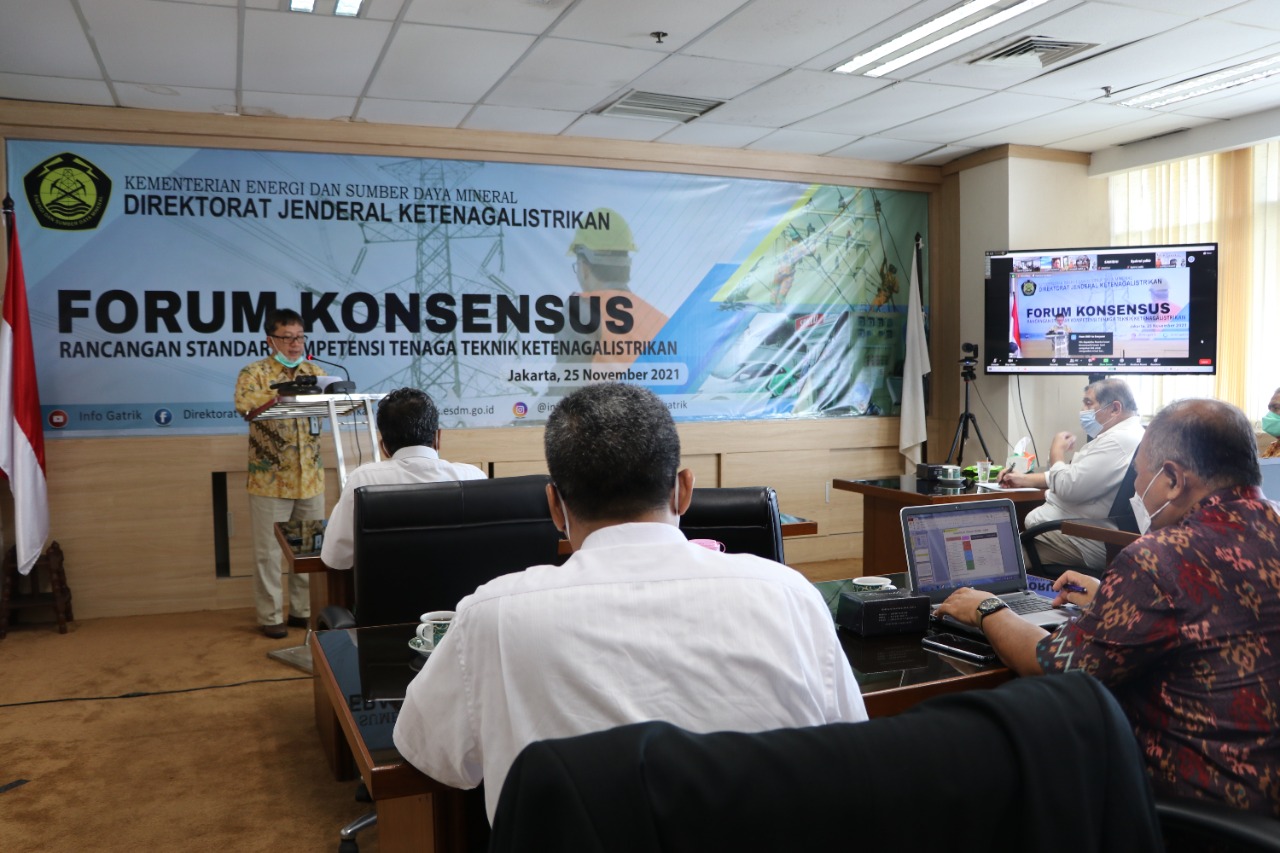 Forum Konsensus Ketenagalistrikan 2021 Hasilkan 245 Unit Kompetensi Baru dan 98 Okupasi Jabatan Baru