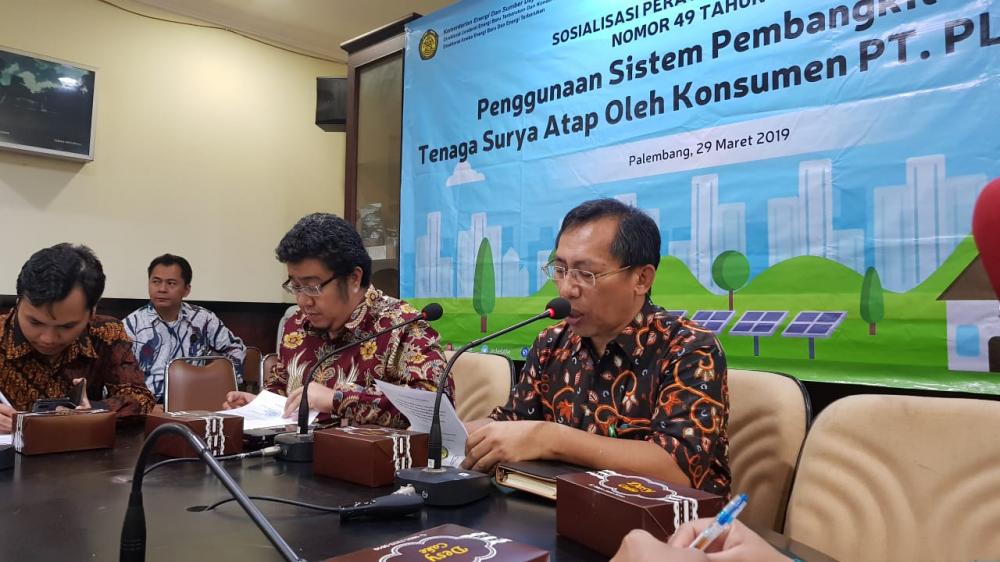 Gelaran Diskusi dan Sosialisasi PLTS Atap di Palembang