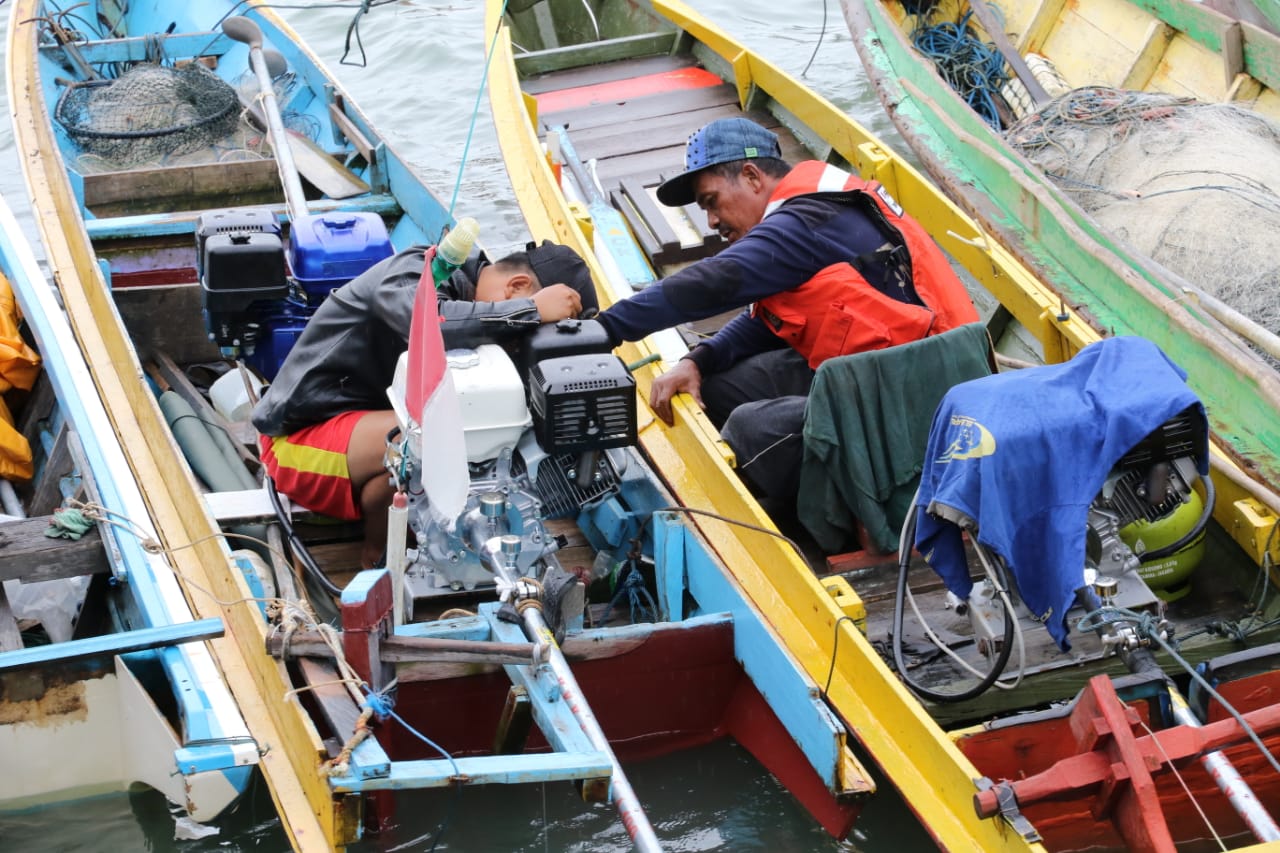 Giliran 880 Nelayan Tarakan Dapat Bantuan Konkit Gratis