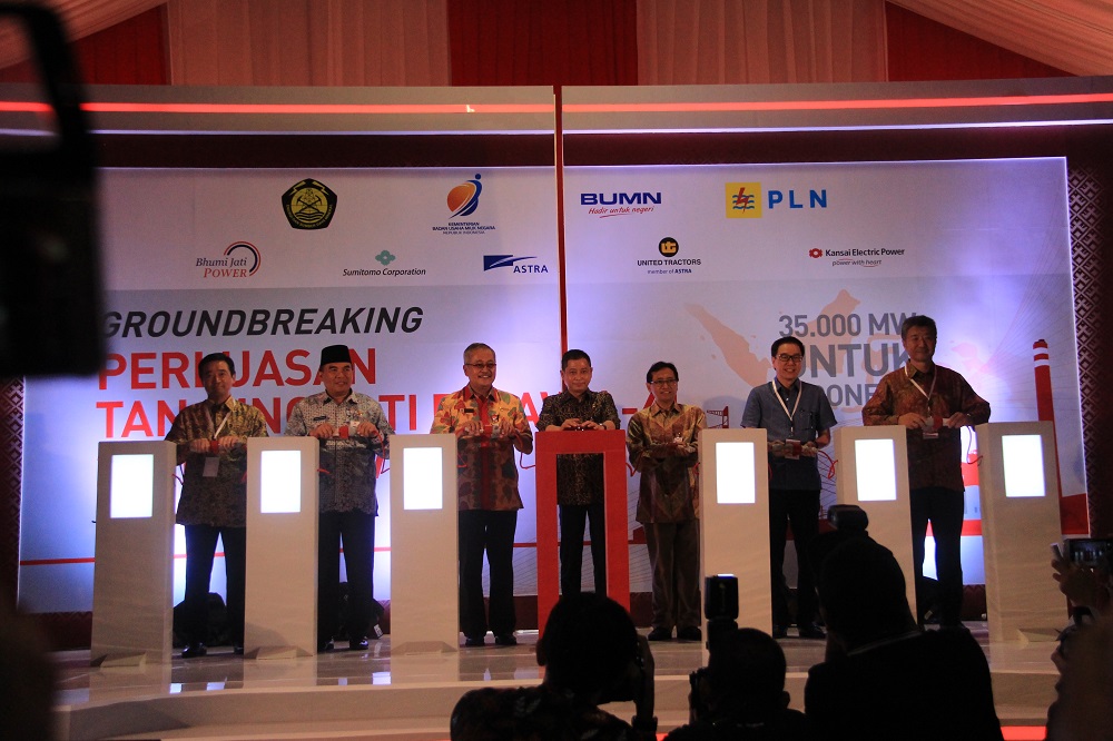 Groundbreaking PLTU Jawa 4, Menteri ESDM Amanatkan Penggunaan Tenaga Kerja Setempat