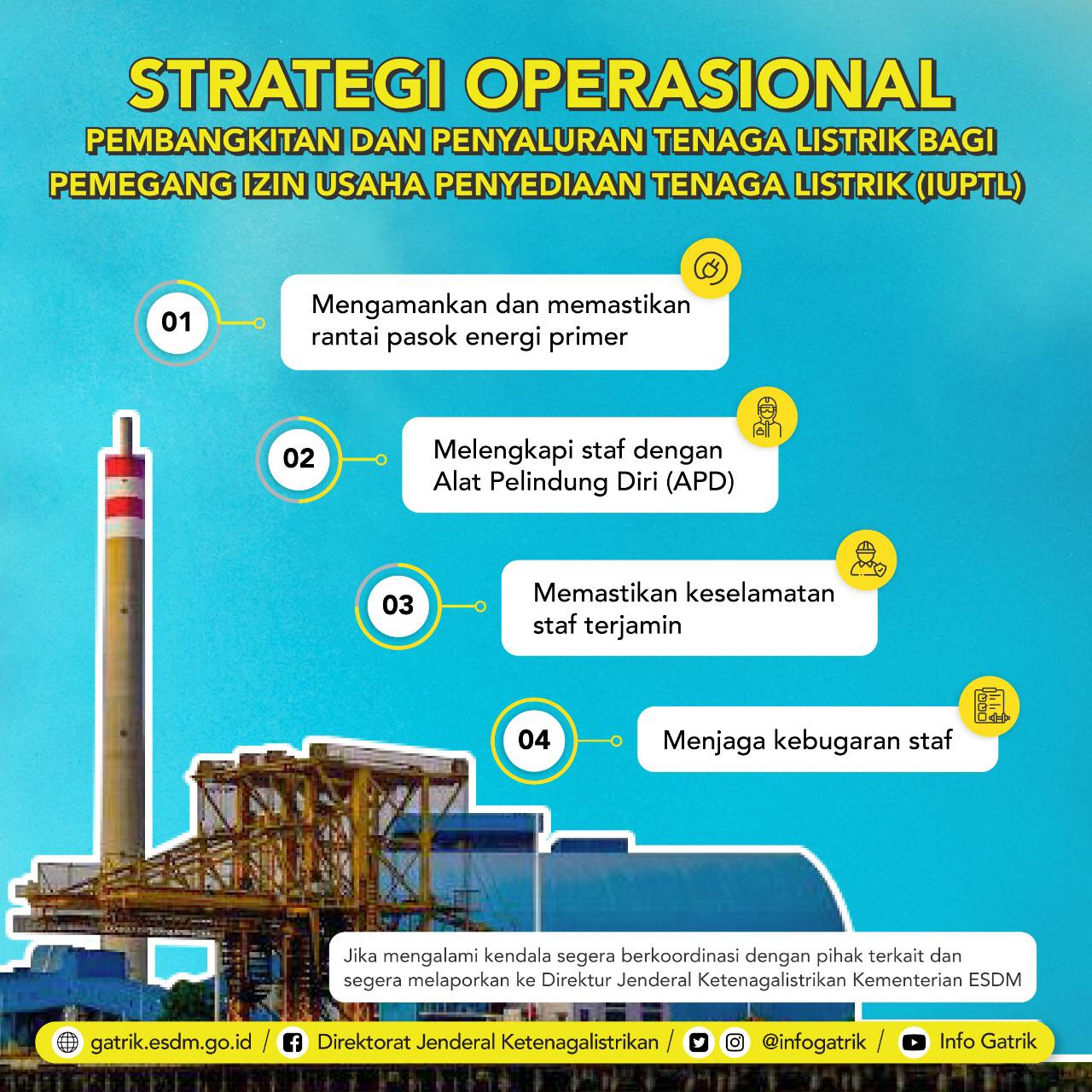 Imbauan Kelancaran Operasional Ketenagalistrikan