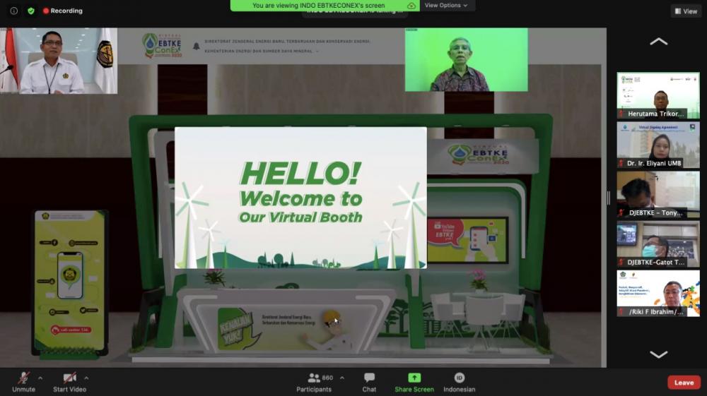 Indo EBTKE Conex 2020 Gaungkan Percepatan Investasi EBTKE