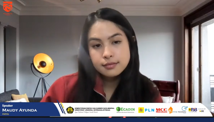 Ini Pesan Maudy Ayunda untuk Anak Muda di Hari Listrik Nasional