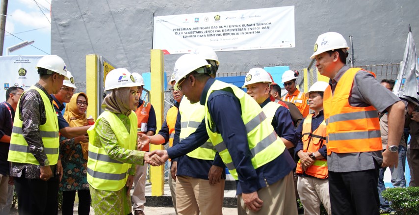 Jargas Serang Diresmikan, 5.043 Rumah Nikmati Gas Bumi 24 Jam